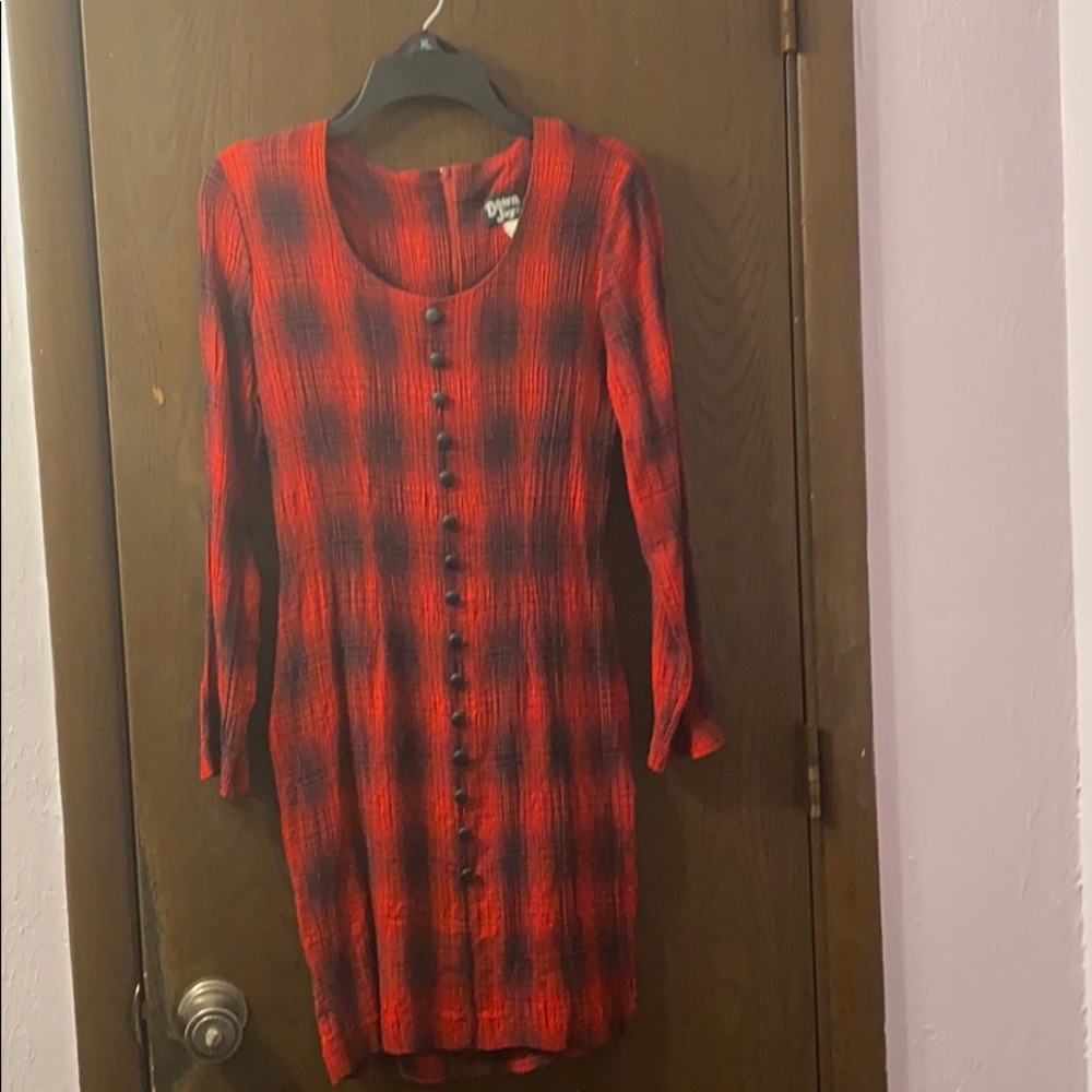 Vintage red dress - Picture 3 of 8